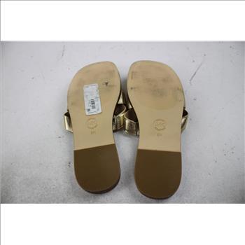 Coach White Sandals, Size 6, Michael Kors Brown Sandals, 6M, 2 Pieces