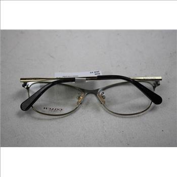 Coach Women's Black & Ligh Gold Framed Eyeglasses