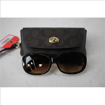 Coach Women's Dark Tortoise Sunglasses