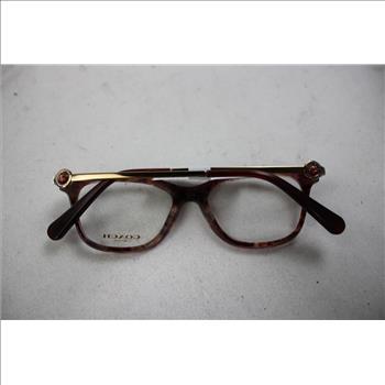 Coach Women's Full-Rim Acetate Rectangular, Petal Tortoise