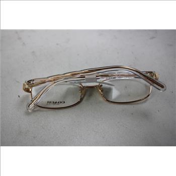 Coach Women's Full-Rim Rectangular Eyeglasses, Brushed Rose Gold