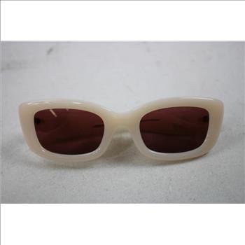 Coach Women's Rectangle Sunglasses, Milky Cloud