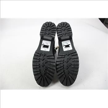 Coach Women's Size 10M Leather Bootie, Black