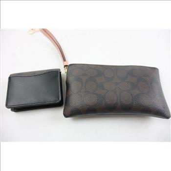 Coach Wristlet And Credit Card Wallet