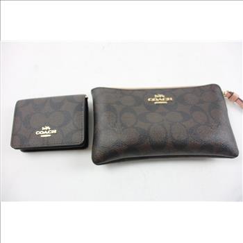 Coach Wristlet And Credit Card Wallet