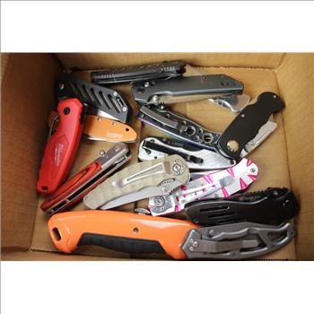 Coast, Kershaw, Smith & Wesson, Husky, And More Folding Knives, 21 Pieces