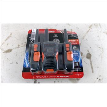 Cobra 3 Piece Walkie Talkie Bundle