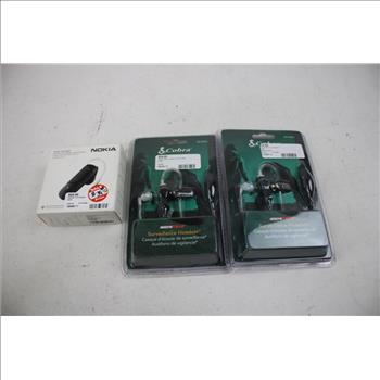 Cobra Surveillance, Nokia Plantronics, Surf Onn Headsets, 5 Pieces