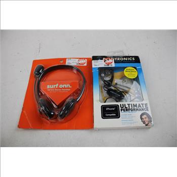 Cobra Surveillance, Nokia Plantronics, Surf Onn Headsets, 5 Pieces