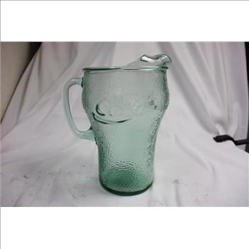 Coca Cola Pitcher, Bear And Soda Bottle