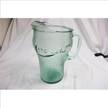Coca Cola Pitcher, Bear And Soda Bottle