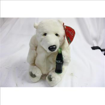 Coca Cola Pitcher, Bear And Soda Bottle
