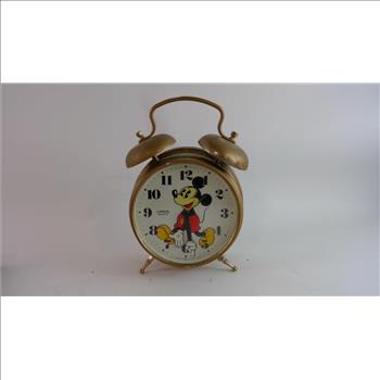 Cocacola And Mickey Mouse Clocks, 2 Pieces