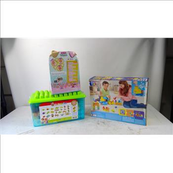 Cocomelon 53pc Block Set, Mega Bloks Abc Musical Train, Cry Babies Zena Doll