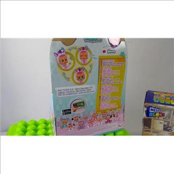 Cocomelon 53pc Block Set, Mega Bloks Abc Musical Train, Cry Babies Zena Doll