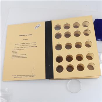 Coin Book And Cases, 6 Pieces