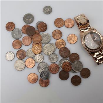 Coins And Watch, 42+ Pieces