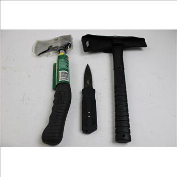 Coleman Camp Axe, Estwing Hatchets, Kershaw Knife, And More, 5 Pieces