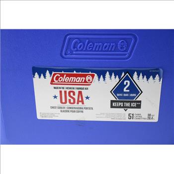 Coleman Chest Cooler, 30 QT