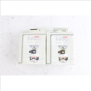 Coleman Max Butane/Propane Single-Burner Micro Stoves, 2 Pieces
