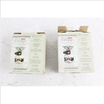 Coleman Max Butane/Propane Single-Burner Micro Stoves, 2 Pieces