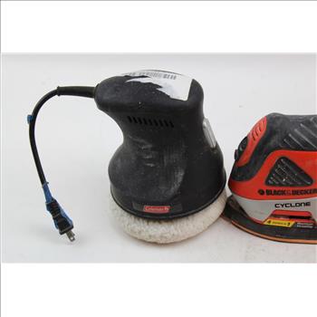 Coleman Polisher, Black & Decker Sander: 3 Items