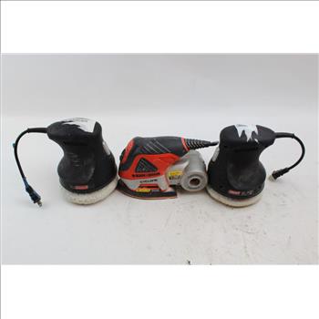 Coleman Polisher, Black & Decker Sander: 3 Items