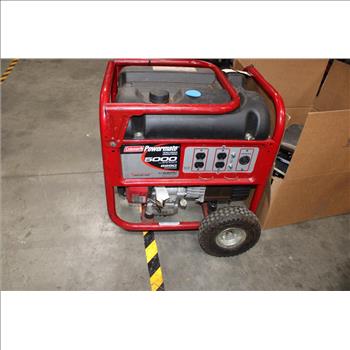 Coleman Powermate 5000 Running Watts Portable Generator