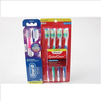 Colgate Optic White, Crest Toothpaste And Toothbrushes. 8 Pieces