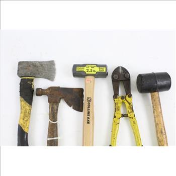 Collins Axe And Other Brand Tools, 5 Pieces