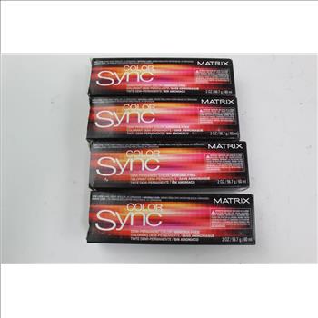 Color Sync Demi-Permanent Matrix Haircolor: 4 Items