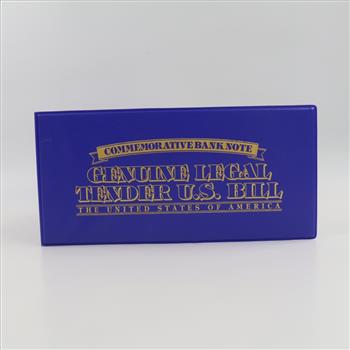 Colorized $2 Federal Reserve Note Civil War 150th Anniversary / With COA
