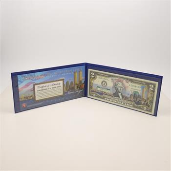 Colorized Commemorative Federal Reserves Note Two Dollars