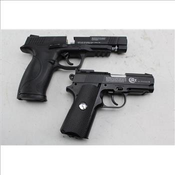 Colt Defender, And MP4 Air Soft Guns: 2 Items