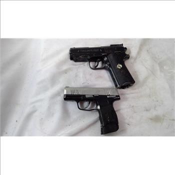 Colt Pellet Gun, Sig Sauer Air Soft Gun, 2 Pieces