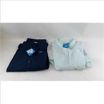 Columbia Button Up Shirt Size L 2 Pieces