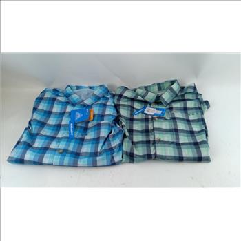 Columbia Button Up Shirt Size L 2 Pieces