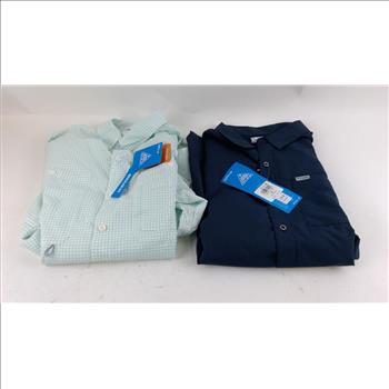 Columbia Button Up Shirt Size M 2 Pieces
