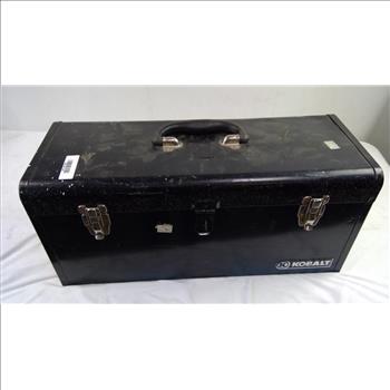 Combination Wrenches, Pliers, Pry Bar, And More In Kobalt Tool Box