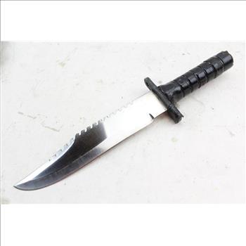 Combo Blade Fixed Blade Knife With Sheath