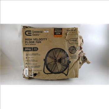 Commercial Electric High Velocity Floor Fan