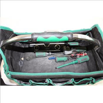 Commercial Electric Tool Bag With Wrenches, Screwdrivers, And More 5+ Pieces