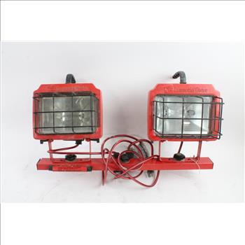 Commercial Electric Two-Fixture Work Light