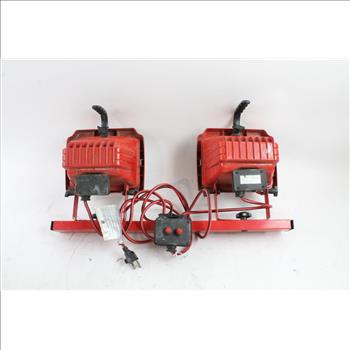 Commercial Electric Two-Fixture Work Light