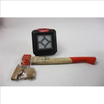 Compact Flood Light, Axe And More 3 Pieces