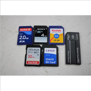 CompactFlash, US, SD Memorys 2,4,64,256 Gb