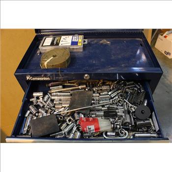 Companion Rolling Tool Box With Assorted Tools 10+ Pieces