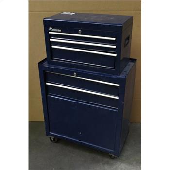 Companion Rolling Tool Box With Assorted Tools 10+ Pieces