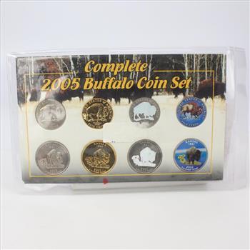 Complete 2005 Buffalo Coin Set