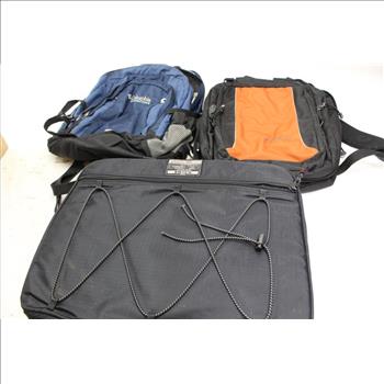 Computer Bag And Backpacks: Columbia, Eddie Bauer: 3 Items